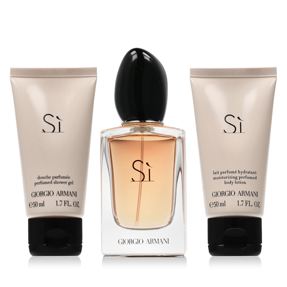 Armani priv&eacute; Si Eau De Parfum Edp 50ml + Shower Gel 50ml + Body Lotion 50ml