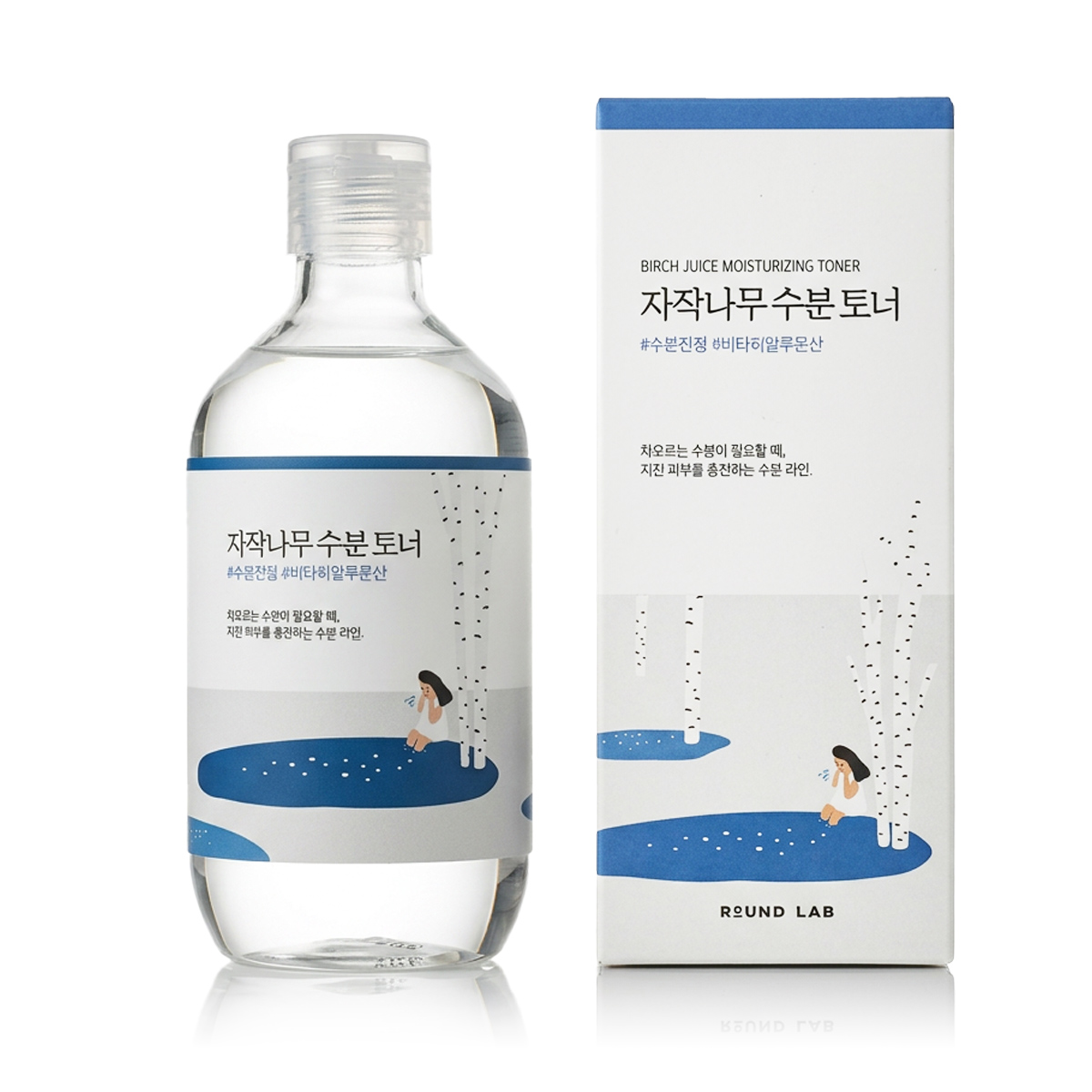 Round Lab Birch Juice 300ml valomasis vanduo veidui