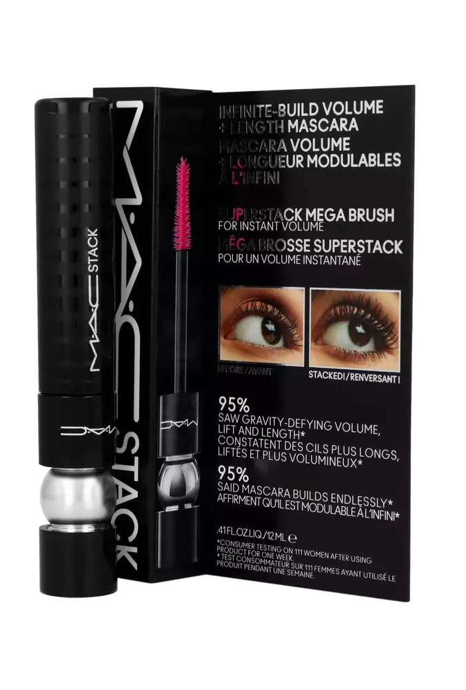 MAC Cosmetics Mac Macstack Mascara Macro 12ml blakstienų tu&scaron;as