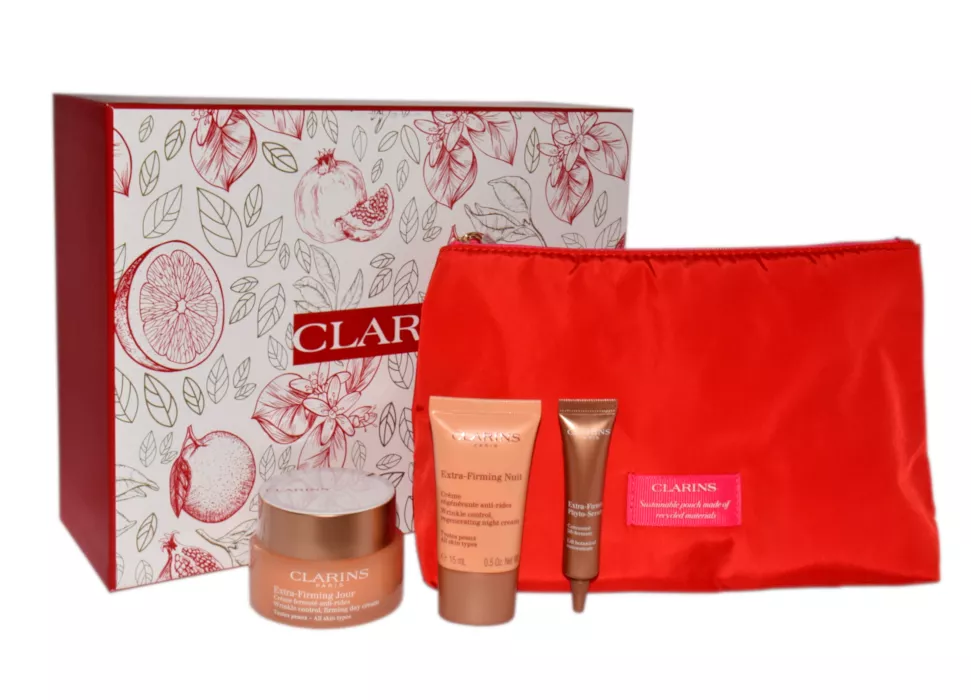 Clarins Extra Firming Day Cream 50ml + Extra Firming Serum 10ml + Extra Firming Night Cream
