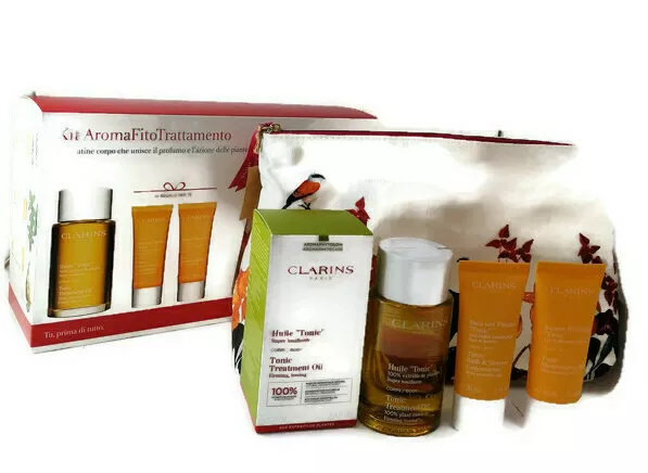 Clarins Tonic Treatment Oil 100ml + Tonic Bath&Shower Concentrate 30ml + Tonic Moisturizing Balm