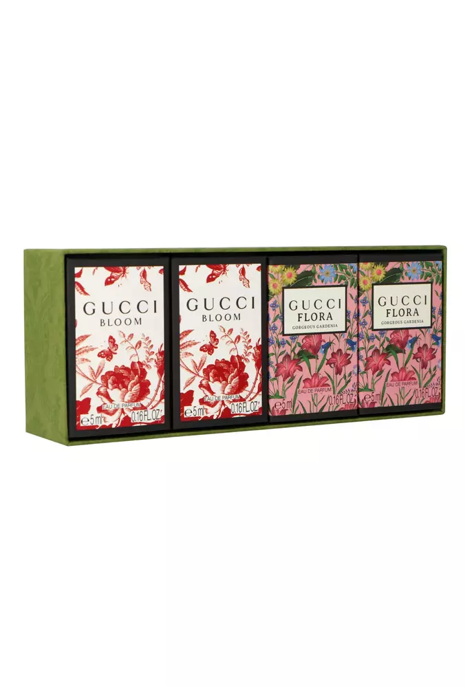 Gucci Zestaw  Miniatures: Bloom Edp 2x5ml + Flora 2x5ml 5ml Kvepalai Moterims