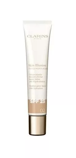 Clarins Skin Illusion Tinted Moisturizer Spf25 02 makiažo pagrindas