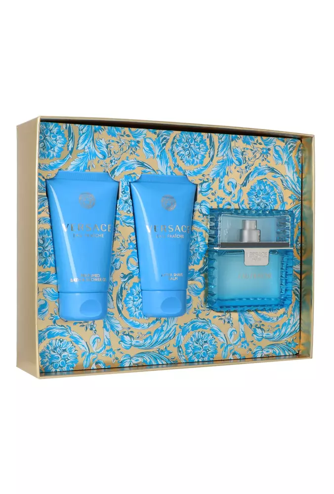 Versace Zestaw  Eau Fraiche Edt 50ml + Shower Gel 50ml + After Shave Balm 50ml Kvepalai Vyrams