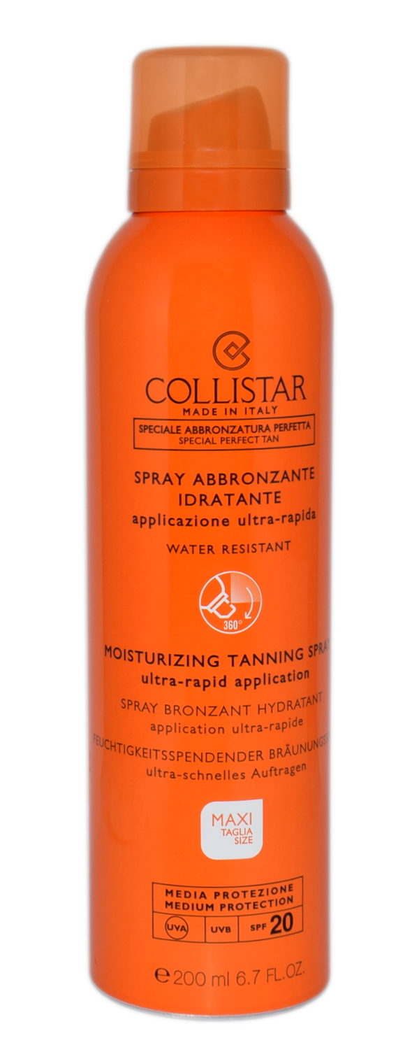 Collistar Moisturizing Tanning Spray Ultra Rapid Application Spf 20