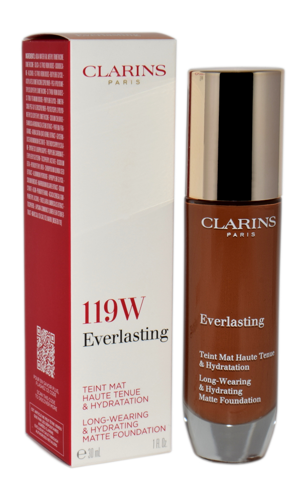 Clarins Everlasting Foundation 119W - Mocha makiažo pagrindas