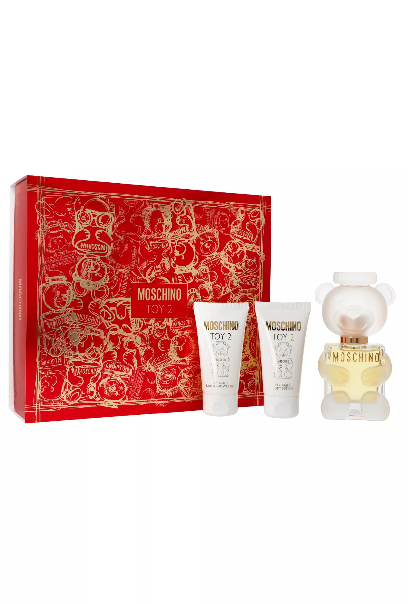 Moschino Toy 2 50ml Edp 50ml + Body Lotion 50ml + Shower Gel 50ml Kvepalai Moterims Rinkinys