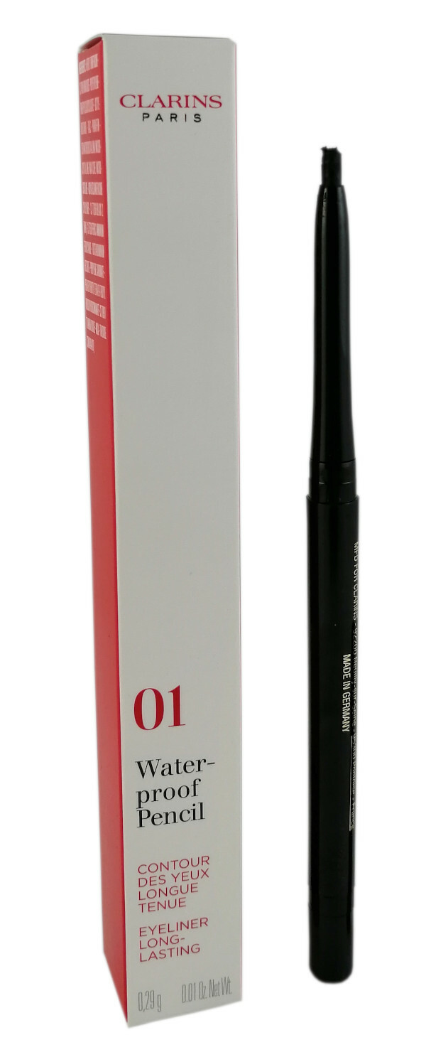 Clarins Waterproof Pencil 01 Black Tulip ClarinsWaterproof akių kontūras