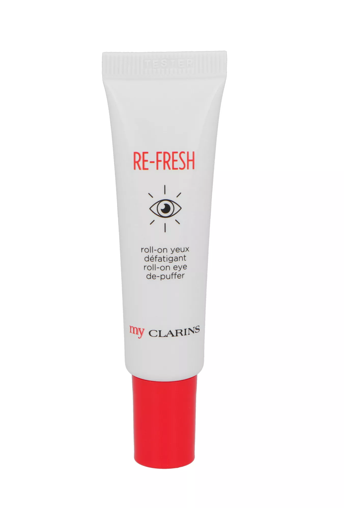 Clarins Re-Fresh Roll-On Eye De-Puffer Paakių gelis Moterims