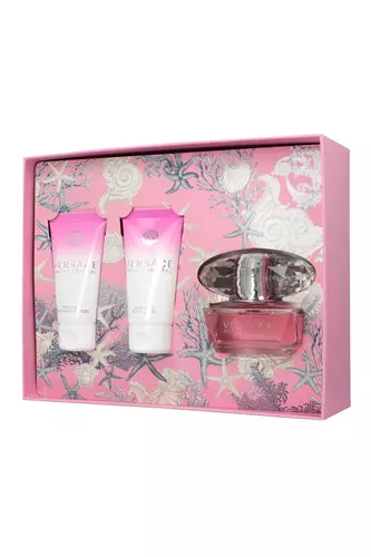 Versace Bright Crystal 50ml Edt 50ml + Shower Gel 50ml + Body Lotion 50ml Kvepalai Moterims Rinkinys