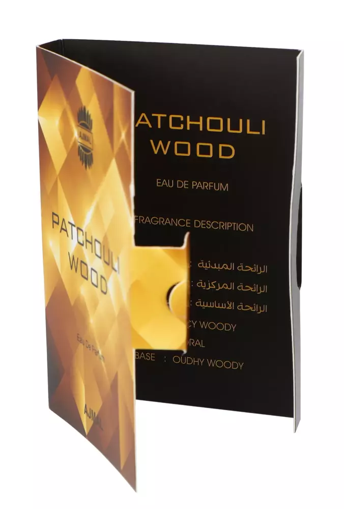 Ajmal Pr&oacute;bka  Patchouli Wood Edp 1, 1,5ml kvepalai Unisex EDP