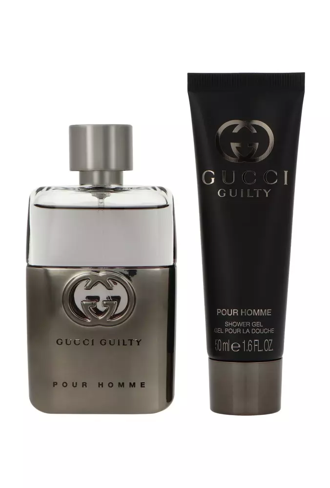 Gucci Zestaw  Guilty Pour Homme Edt 50ml + Shower Gel 50ml Kvepalai Vyrams