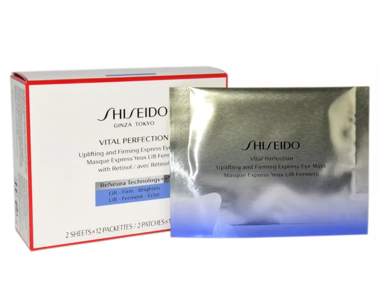 Shiseido Vital Perfection Uplifting And Firming Express Eye Mask 2X12 Veido kaukė