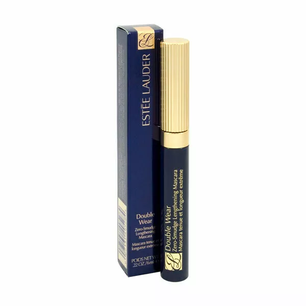 Este&eacute; Lauder Double Wear Zero-Smudge Lengthening Mascara Black blakstienų tu&scaron;as