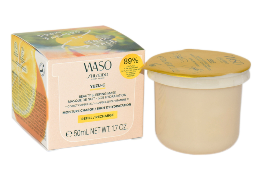 Shiseido Waso Yuzu-C Beauty Sleeping Mask 50ml Refill Veido kaukė