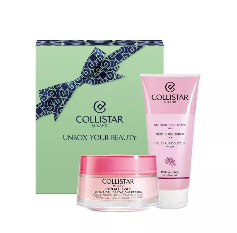 Collistar Unbox Your Beauty Idroattiva Fresh Hydrating Cream 50ml + Gentle Scrub