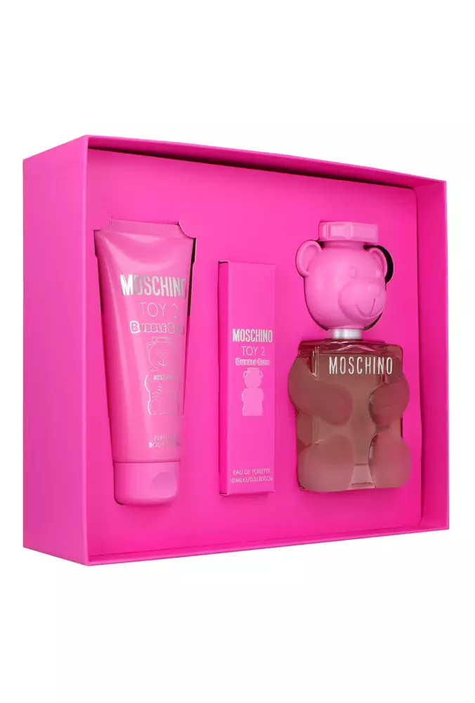 Moschino Zestaw  Toy 2 Bubble Gum Edt 100ml + Body Lotion 100ml + 100ml Kvepalai Moterims
