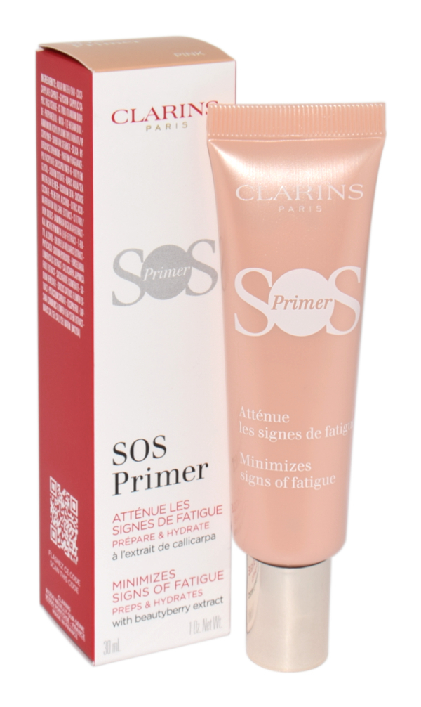 Clarins Sos Primer Pink veido kosmetika
