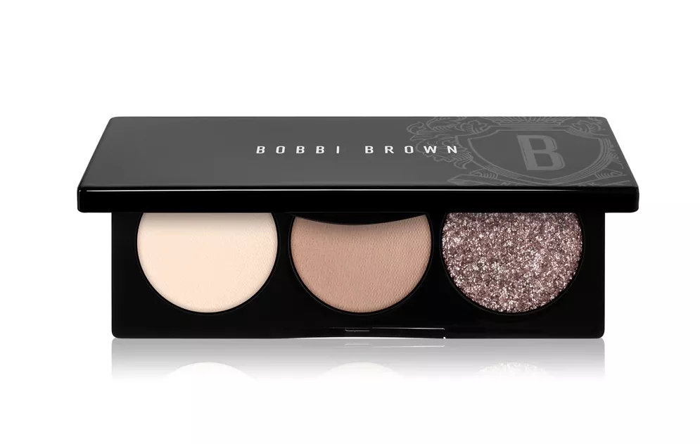 Bobbi Brown Essential Eye Shadow Trios - Everyday Grays 4, &scaron;e&scaron;ėliai