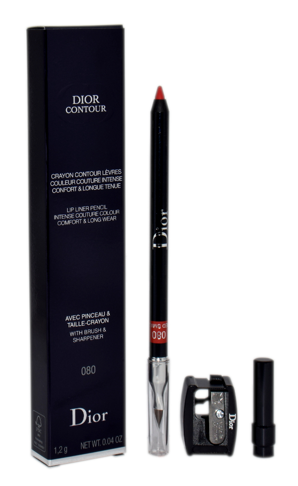 Dior Contour Lip Liner Pencil 080 Red Smile 1, lūpų pie&scaron;tukas