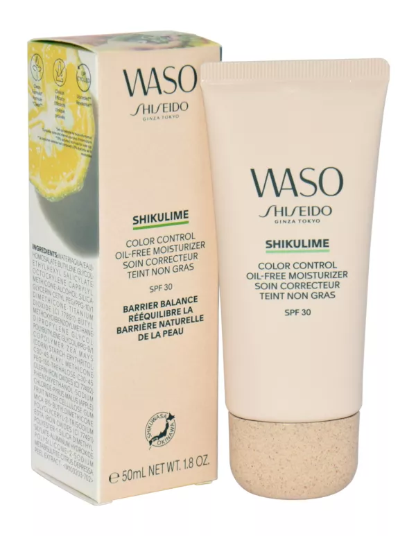 Shiseido Waso Shikulime Color Control Oil-Free Moisturizer Spf 30 dieninis kremas