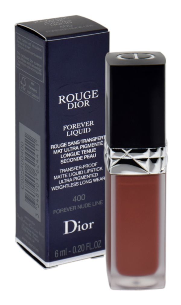 Dior Rouge Forever Liquid Lipstick 400 Forever Nude lūpdažis