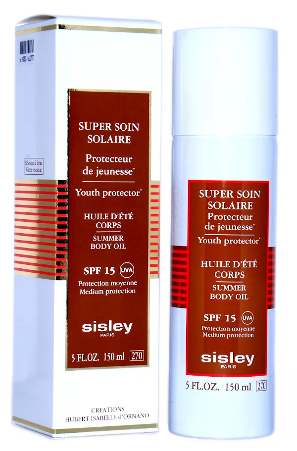 Sisley super soin solaire huile d`&Eacute;t&eacute; spf 15 body spray Apsauginė priemonė nuo saulės Moterims