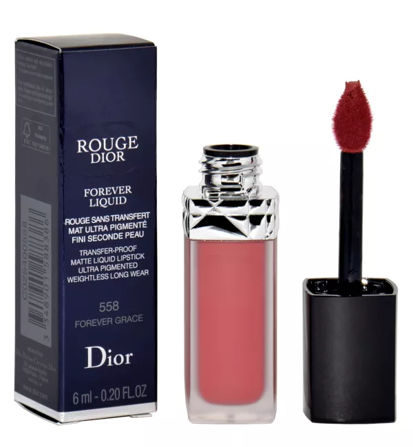 Dior Rouge Forever Liquid Lipstick 558 Forever Grace lūpdažis