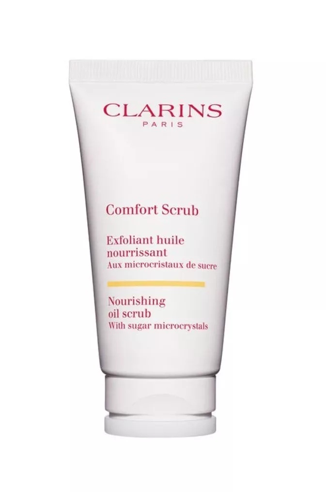 Clarins Comfort Scrub Nourishing Oil kūno pilingas