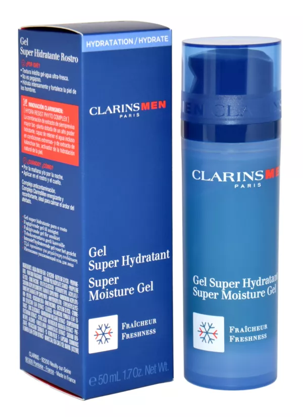Clarins Men Gel Super Hydratant dieninis kremas