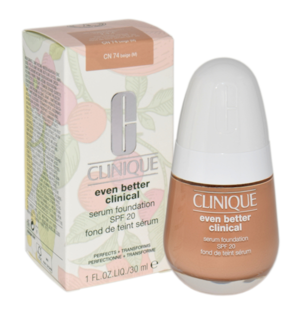 Clinique Even Better Clinical Serum Foundation Spf 20 Cn 74 Beige makiažo pagrindas