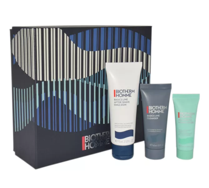 Biotherm Homme Basic Line Cleanser 40ml + Aquapower Advanced Gel 20ml + Basics Line After Shave Emulsion