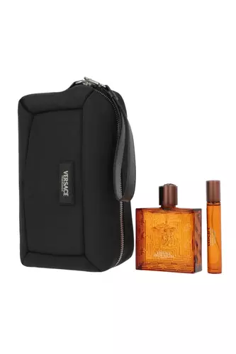 Versace Zestaw  Eros Najim Parfum 100ml + Parfum 10ml + Pouch 100ml Kvepalai Vyrams