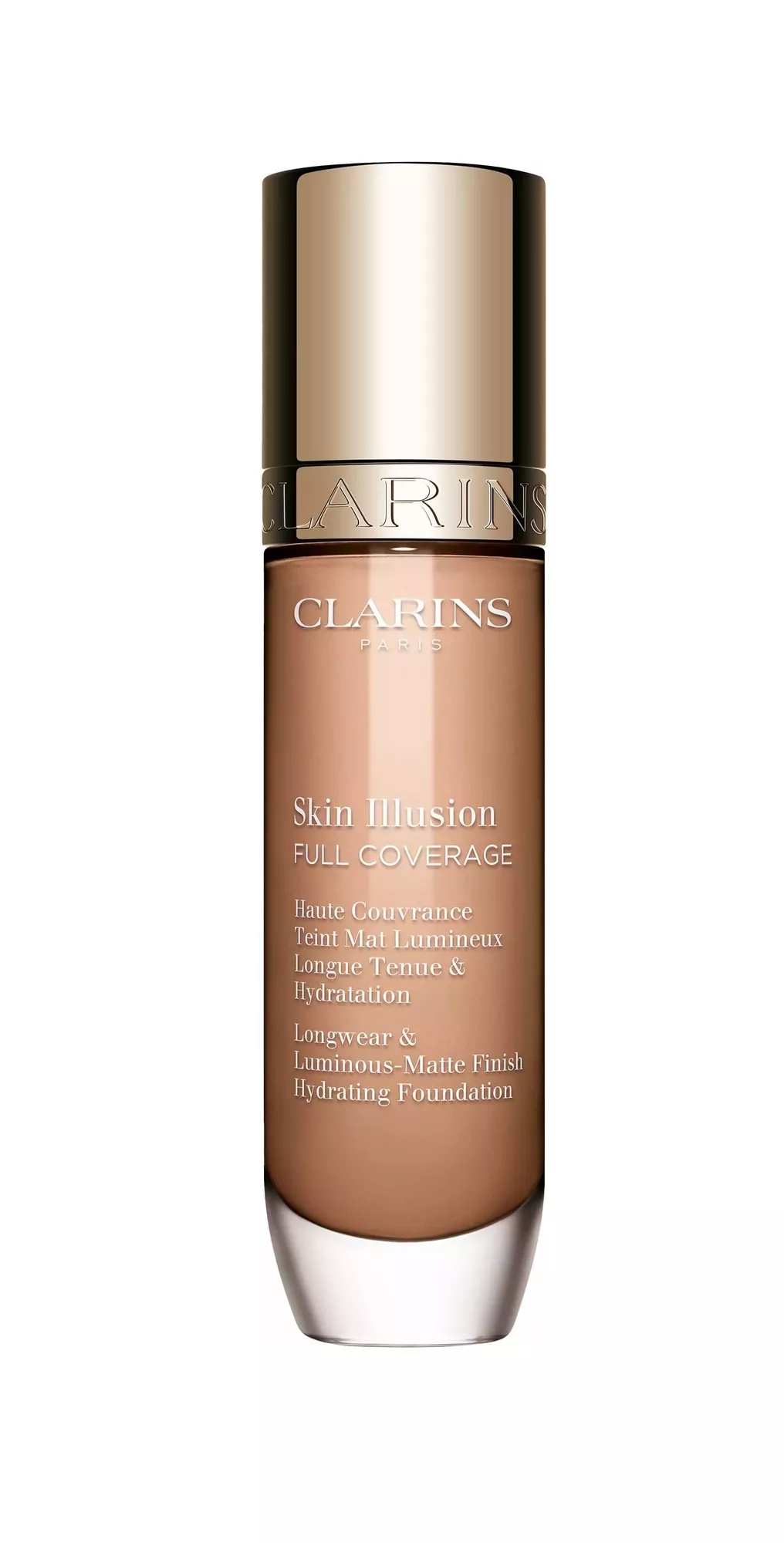 Clarins Skin Illusion Full Coverage Hydrating Foundation 109C makiažo pagrindas