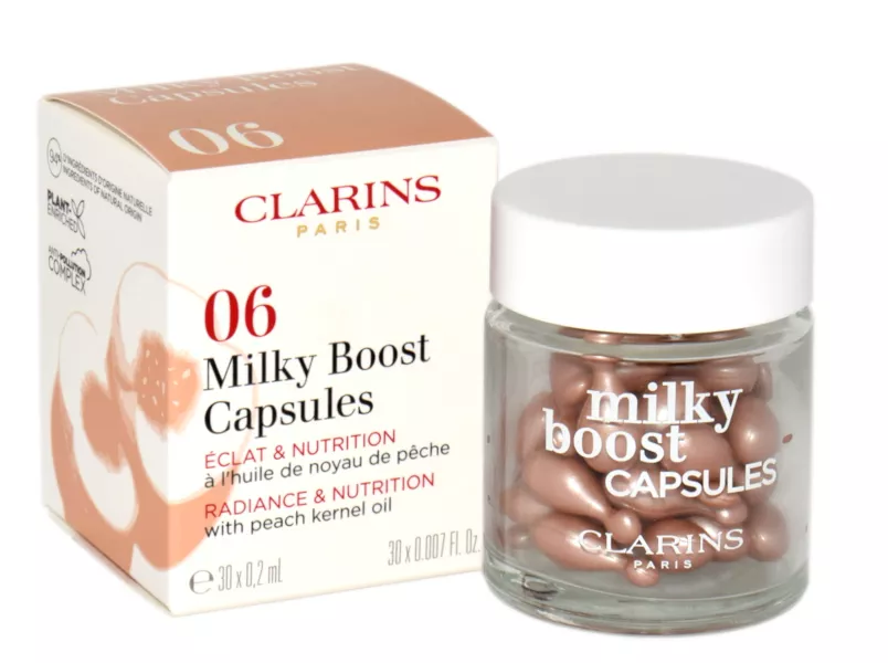 Clarins Milky Boost Capsules 06 7, makiažo pagrindas