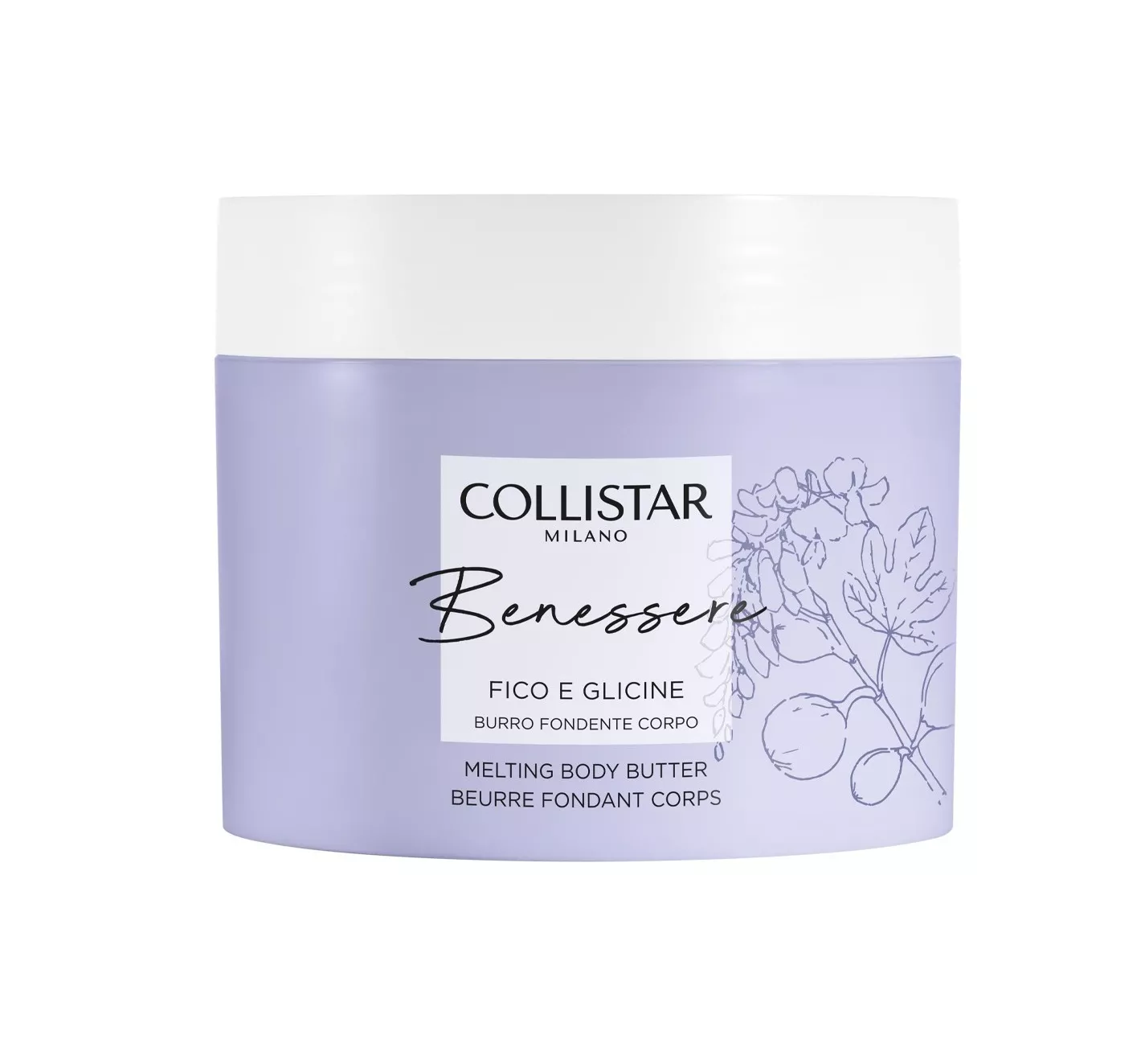 Collistar Fig And Wisteria Wellness Dark Body Butter kūno balzamas