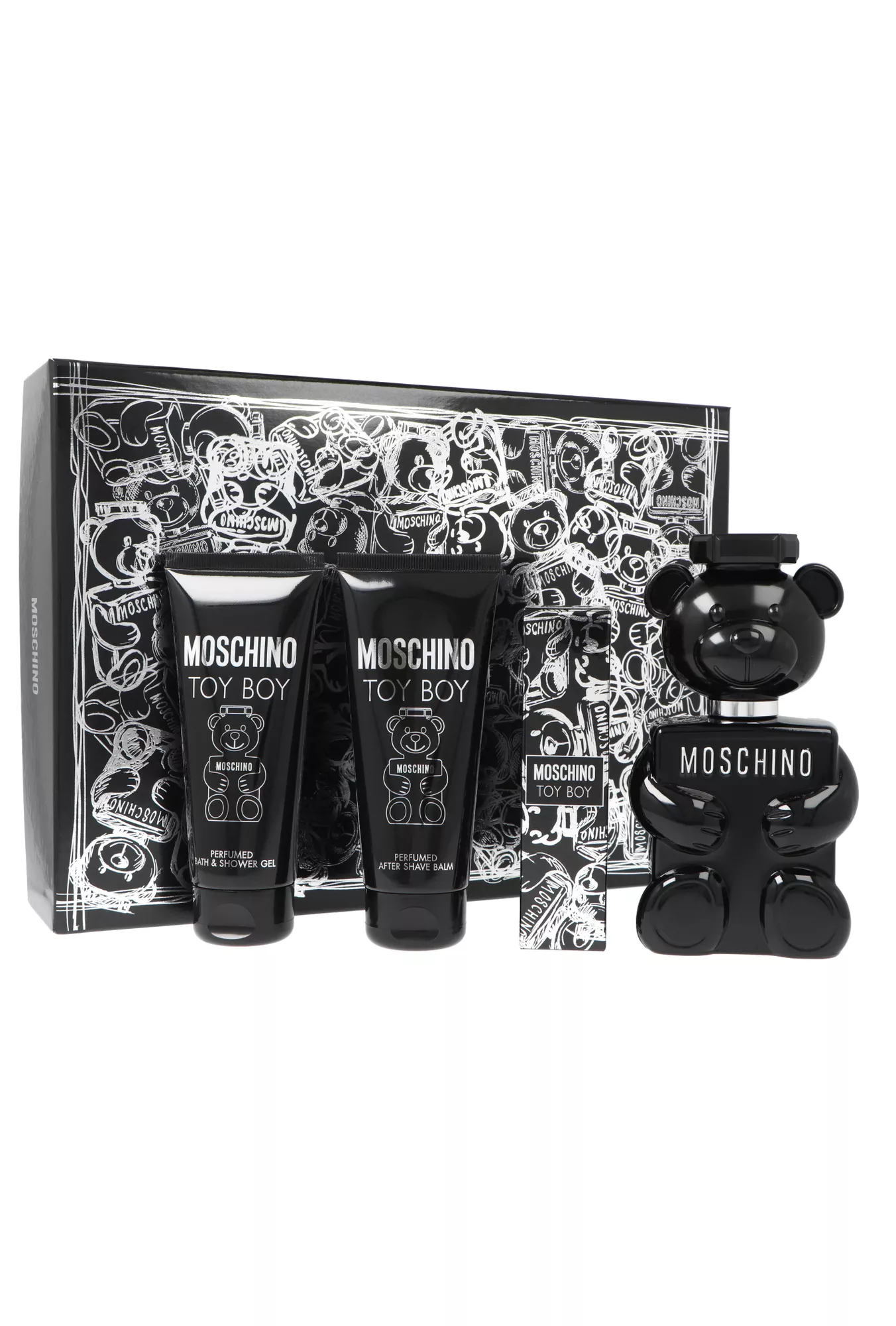 Moschino Toy Boy 100ml Edp 100ml + Shower Gel 100ml + After Shave Balm 100ml + Edp 10ml Kvepalai Vyrams Rinkinys