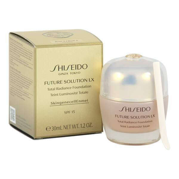 Shiseido Future Solution Lx Total Radiance Foundation Spf15 R4 Rose makiažo pagrindas