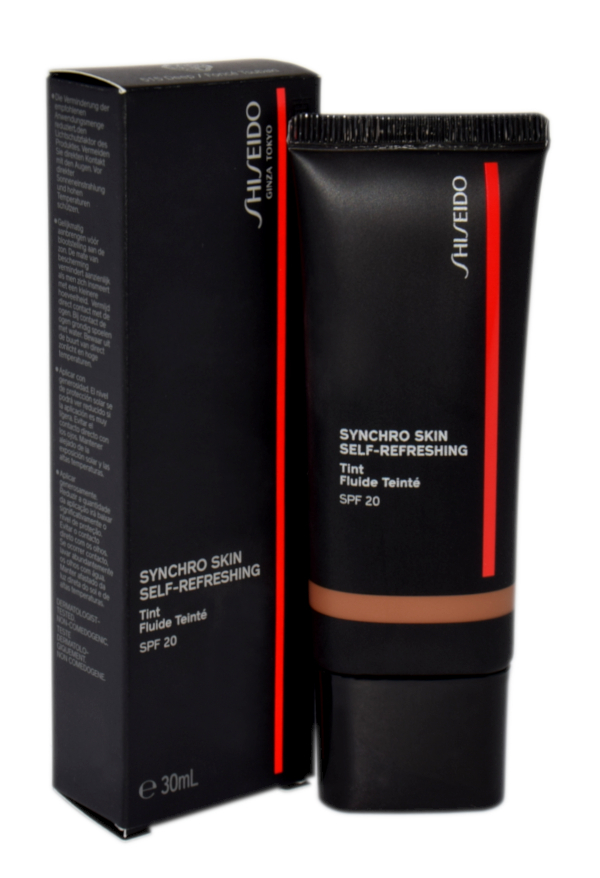 Shiseido Synchro Skin Self-Refreshing Foundation Spf20 515 Deep Tsubaki makiažo pagrindas