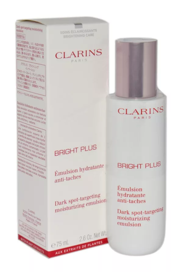 Clarins Bright Plus Dark Spot-Targeting Moisturizing Emulsion dieninis kremas