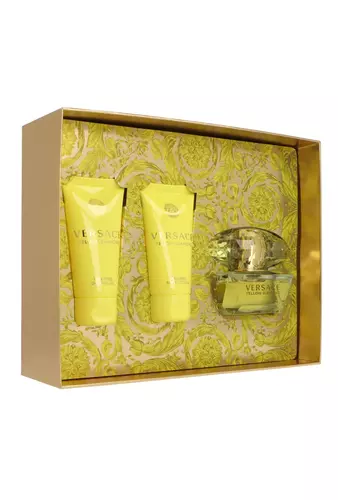 Versace Yellow Diamond 50ml Edt 50ml + Shower Gelml + Body Lotion 50ml Kvepalai Moterims Rinkinys