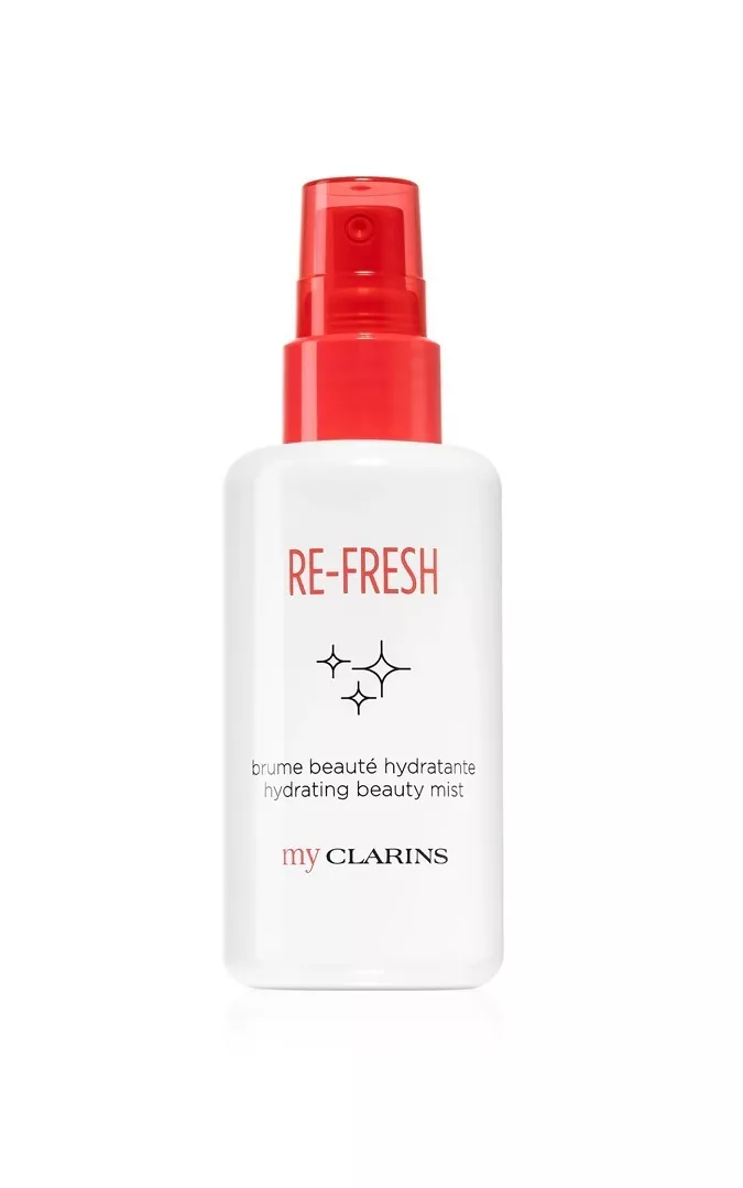 Clarins Re-Fresh Hydrating Beauty Mist Pur&scaron;kiamas veido losjonas Veido losjonas Moterims