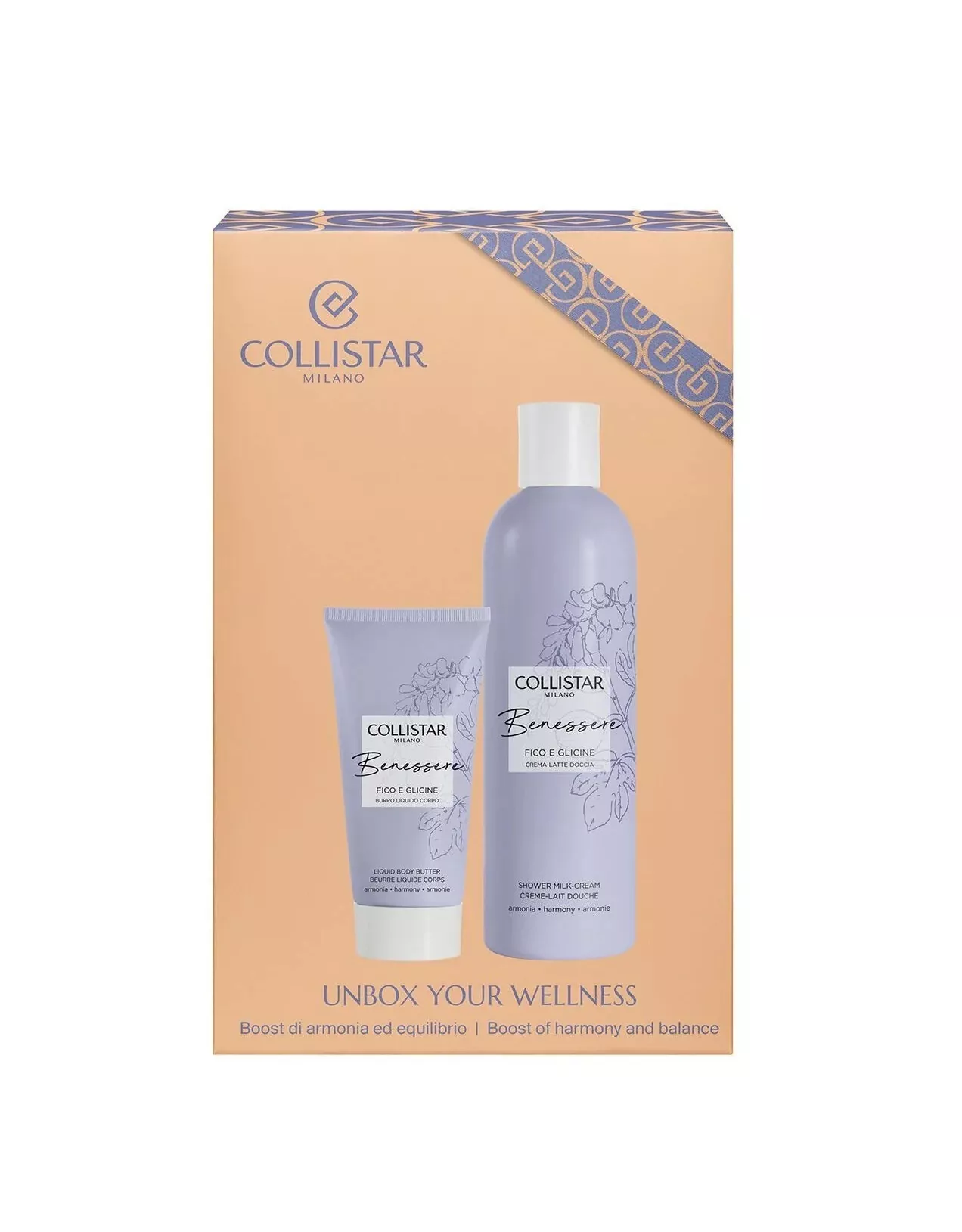 Collistar Unbox Your Wellness Creamy Shower Milk 250ml + Soft Body Butter