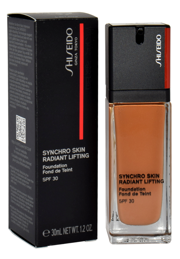 Shiseido Synchro Skin Radiant Lifting Foundation 430 makiažo pagrindas