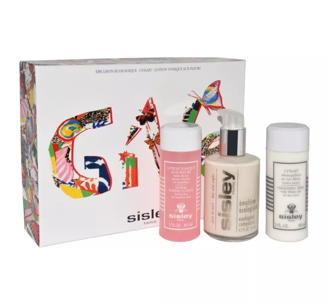 Sisley Emulsion Ecologique 125ml + Cleansing Milk With White Lily All Skin 100ml + Floral Tonning Lotion NI&Scaron;INIAI