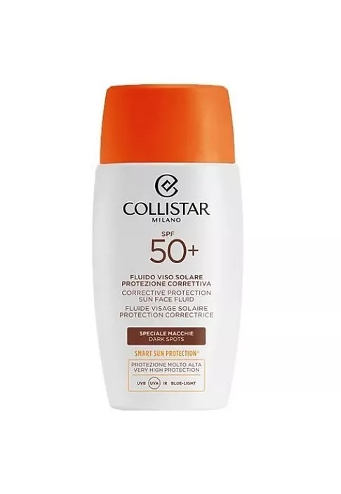 Collistar Sun Face Fluid Corrective Protection Special Stains Spf50+ dieninis kremas