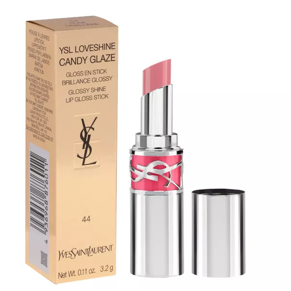 Yves Saint Laurent Loveshine Candy Glaze Gloss 44 Nude Lavalliere 3, 3,2g lūpų blizgesys