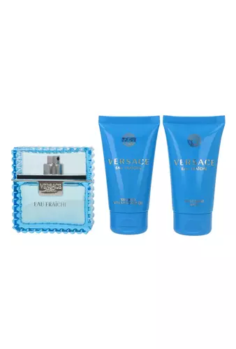 Versace Zestaw  Eau Fraiche Edt 50ml + Shower Gel 50ml + After Shave Balm 50ml Kvepalai Vyrams