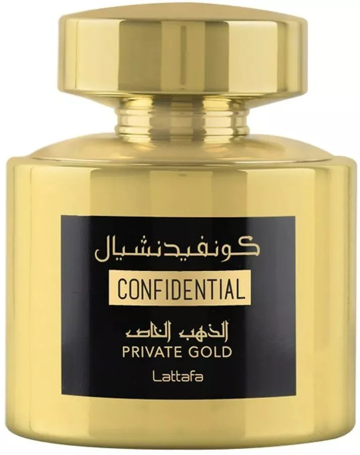 Lattafa perfumes Confidential Private Gold Eau De Parfum Kvepalai Unisex
