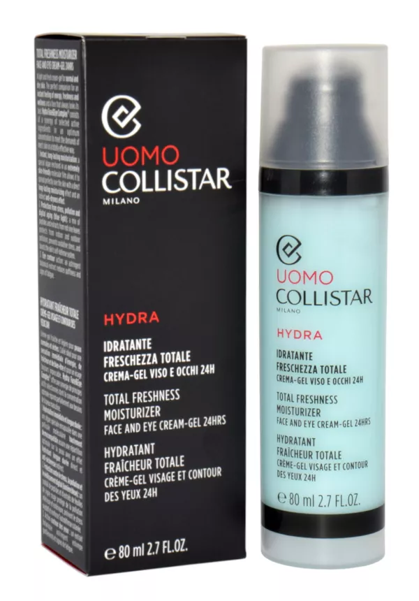 Collistar Man Line Total Freshness Moisturizer Face And Eye Cream-Gel dieninis kremas